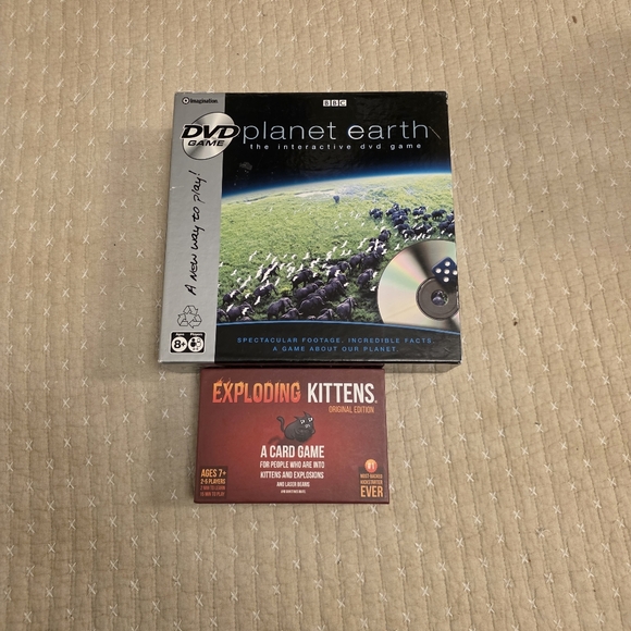 Exploding Kittens Card Game + Planet Earth: The Interactive DVD Game - Picture 2 of 5